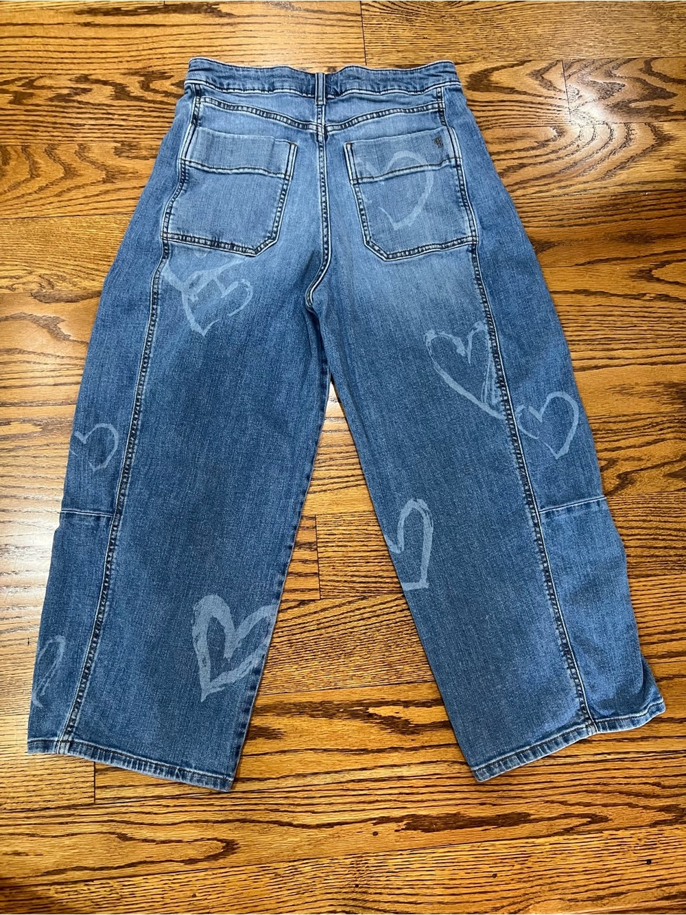 Anthropologie Pilcro Kenna Mid-rise Heritage Barrel Jeans Icon Edition Sz 28 - Picture 8 of 14